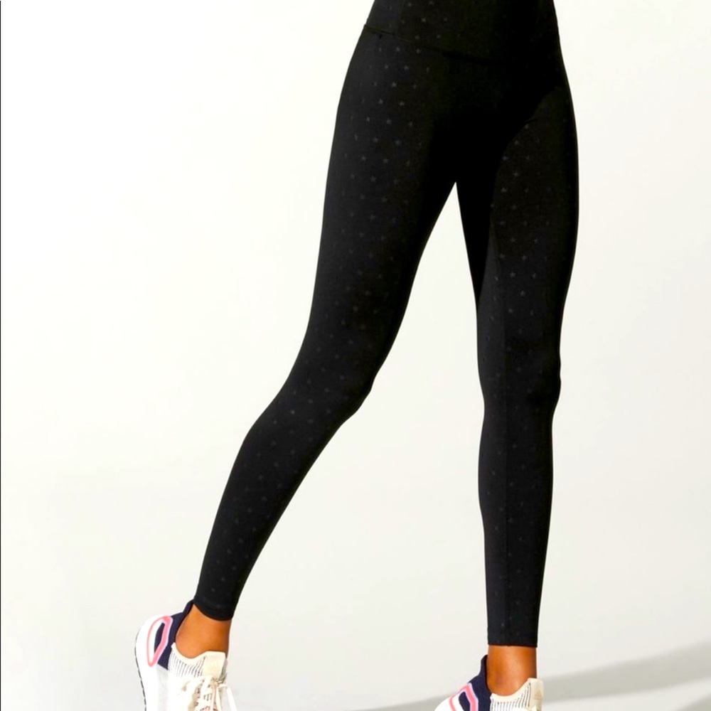 BARRY'S FIT BLACK EMBOSSED SPEED TIGHT